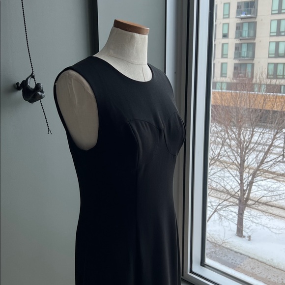 New Black Halo Walker Sheath Dress in Black Size 6 - Picture 3 of 7